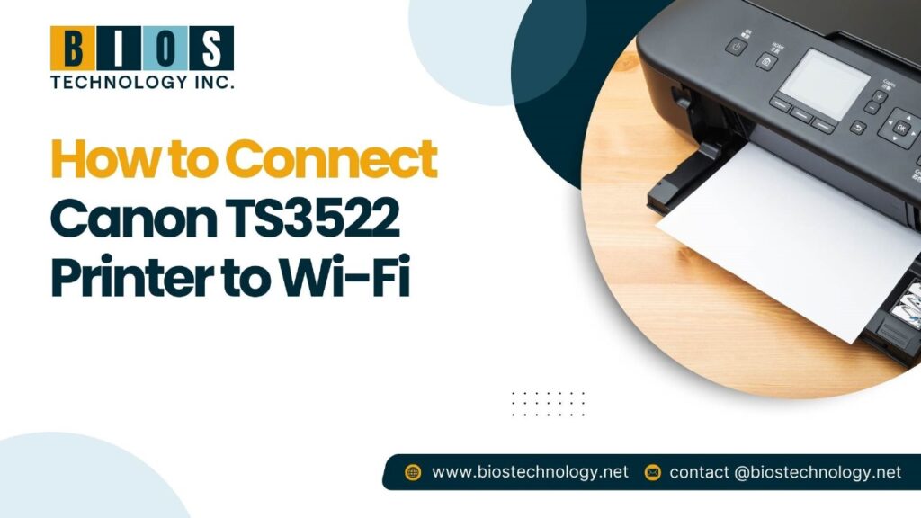 How to Connect Canon TS3522 Printer to Wi-Fi?