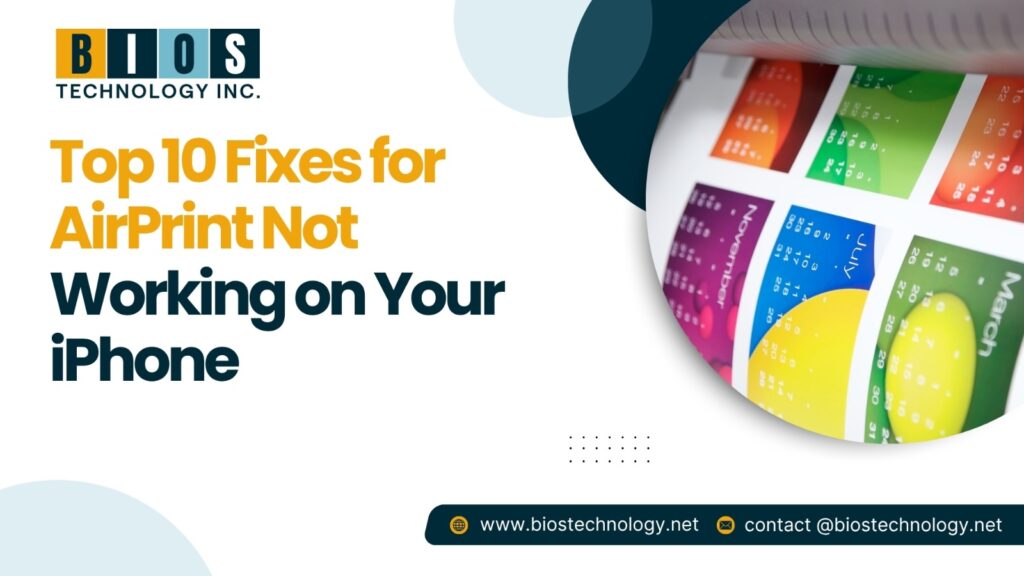 Top 10 Fixes for AirPrint Not Working on Your iPhone