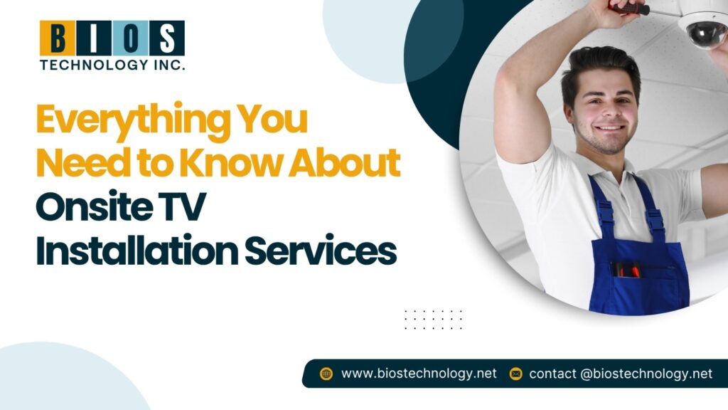 Onsite TV Installation Services