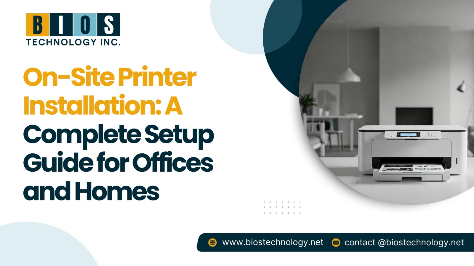 On-Site Printer Installation: A Complete Setup Guide for Offices and Homes