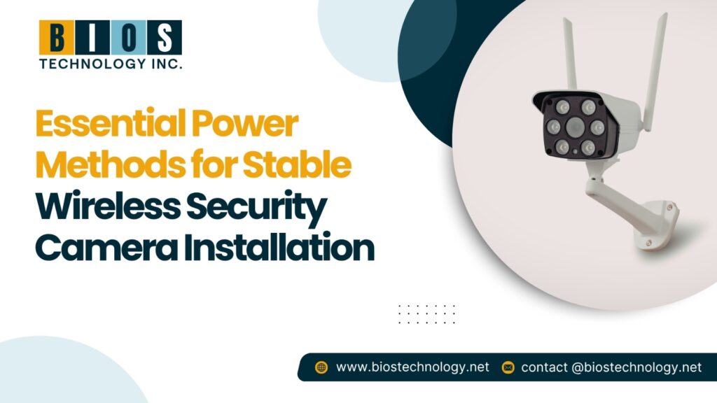 Wireless Security Camera Installation