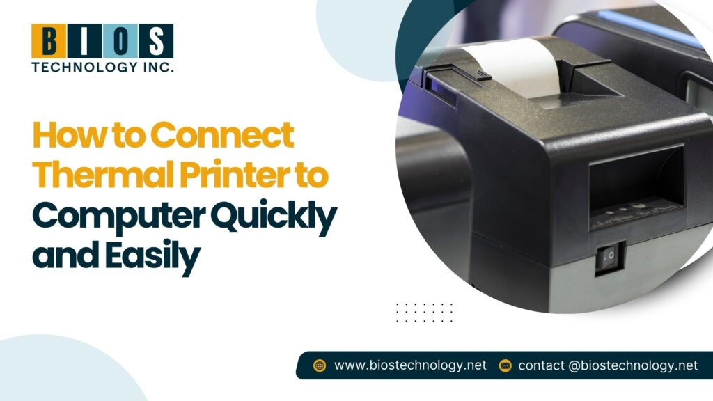 How to connect a thermal printer to a computer
