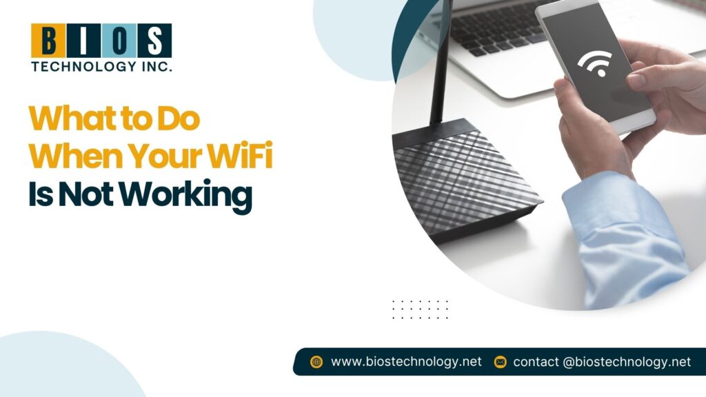 what to do when wifi is not working