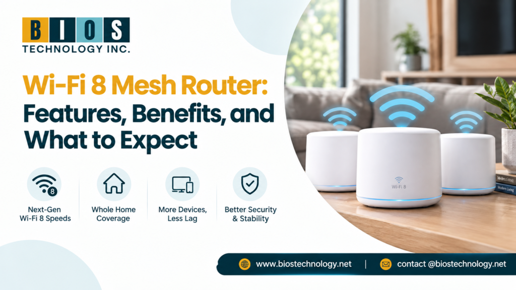 Wi-Fi 8 Mesh Router